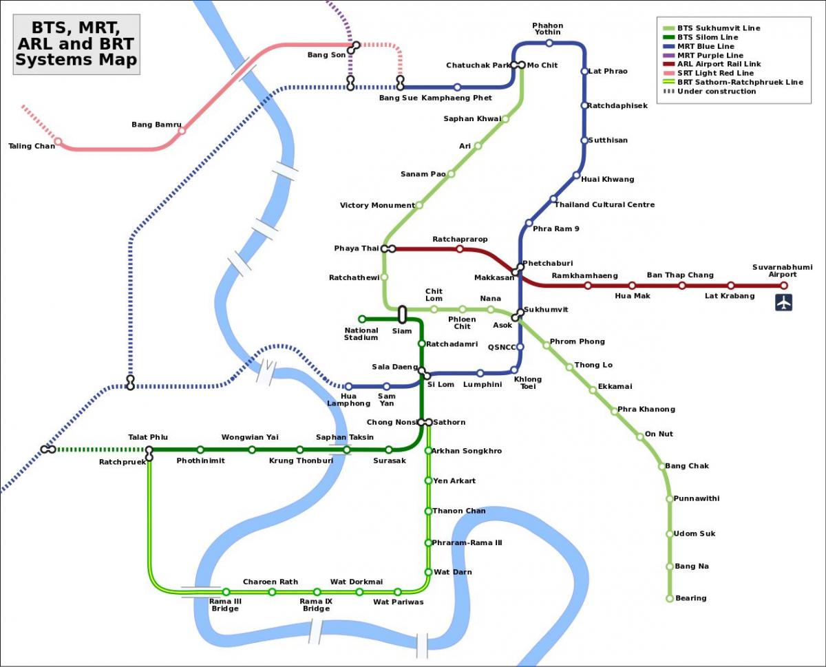 bts сургах бангкок газрын зураг