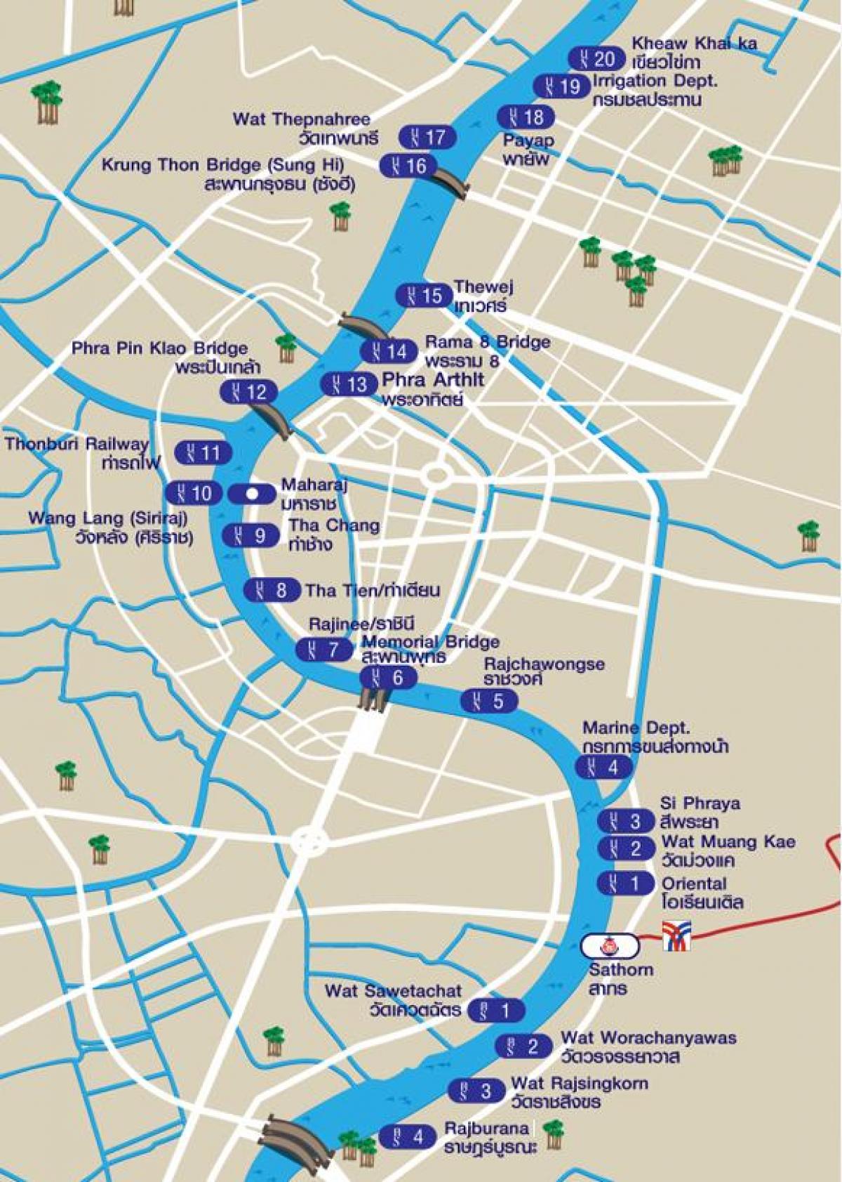 бангкок canal газрын зураг