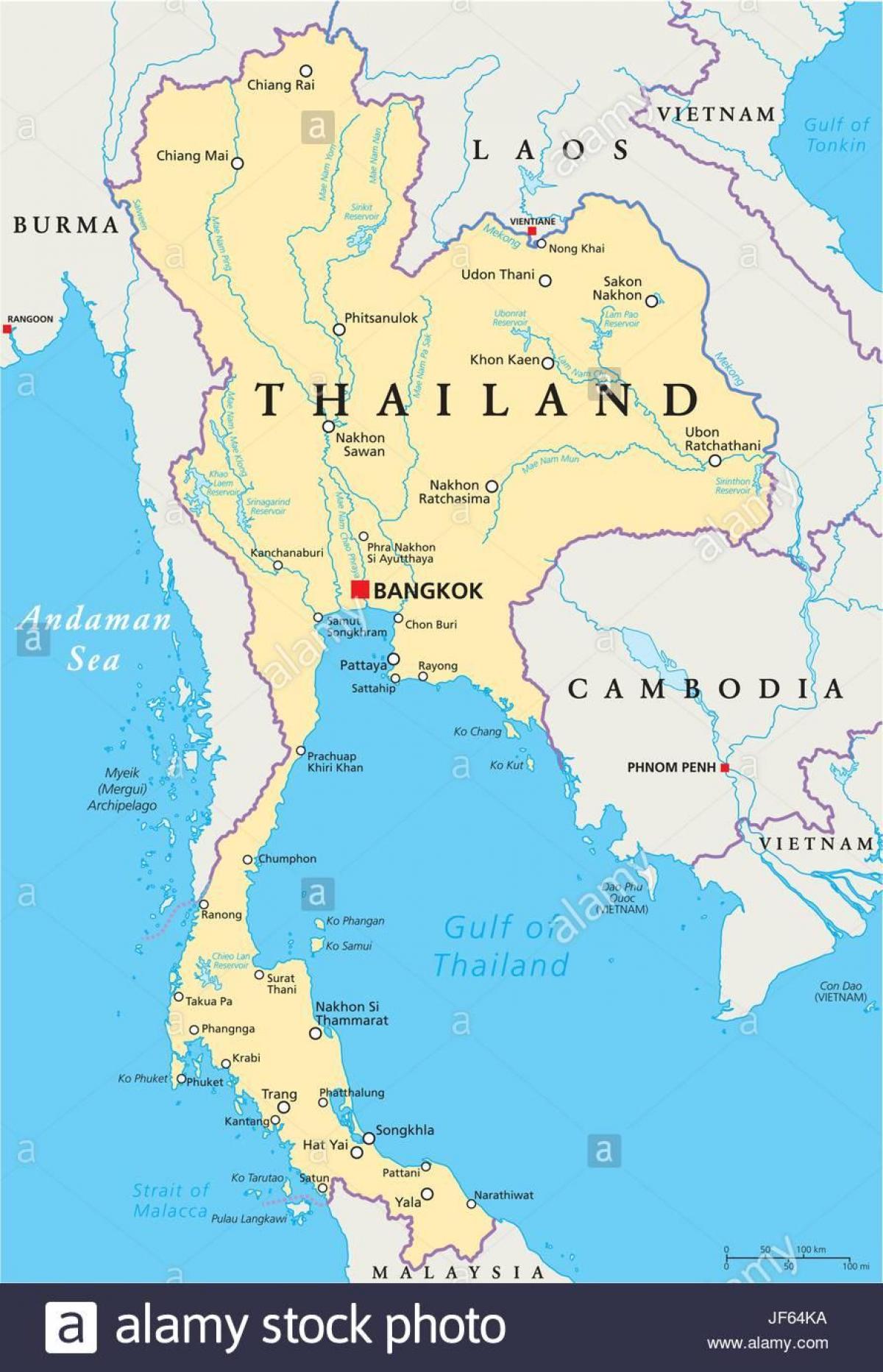 тайландын бангкок дэлхийн газрын зураг