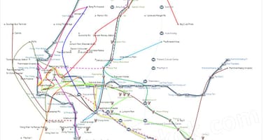 Автобусны маршрут, газрын зураг бангкок
