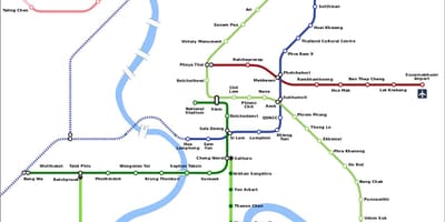 Mrt зураг бангкок, тайланд