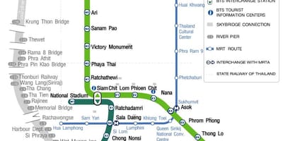 Bkk skytrain газрын зураг